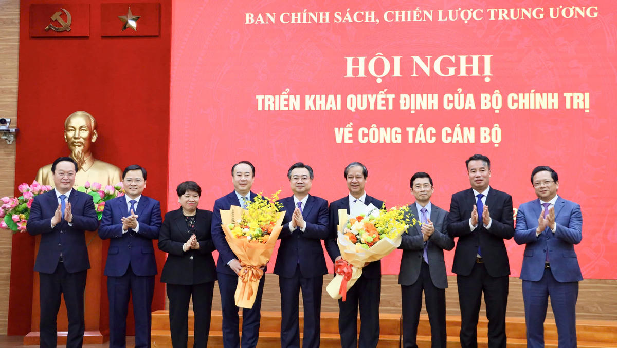 Ông Nguyễn Kim Sơn, Nguyễn Sỹ Hiệp làm Phó Ban Chính sách, chiến lược Trung ương