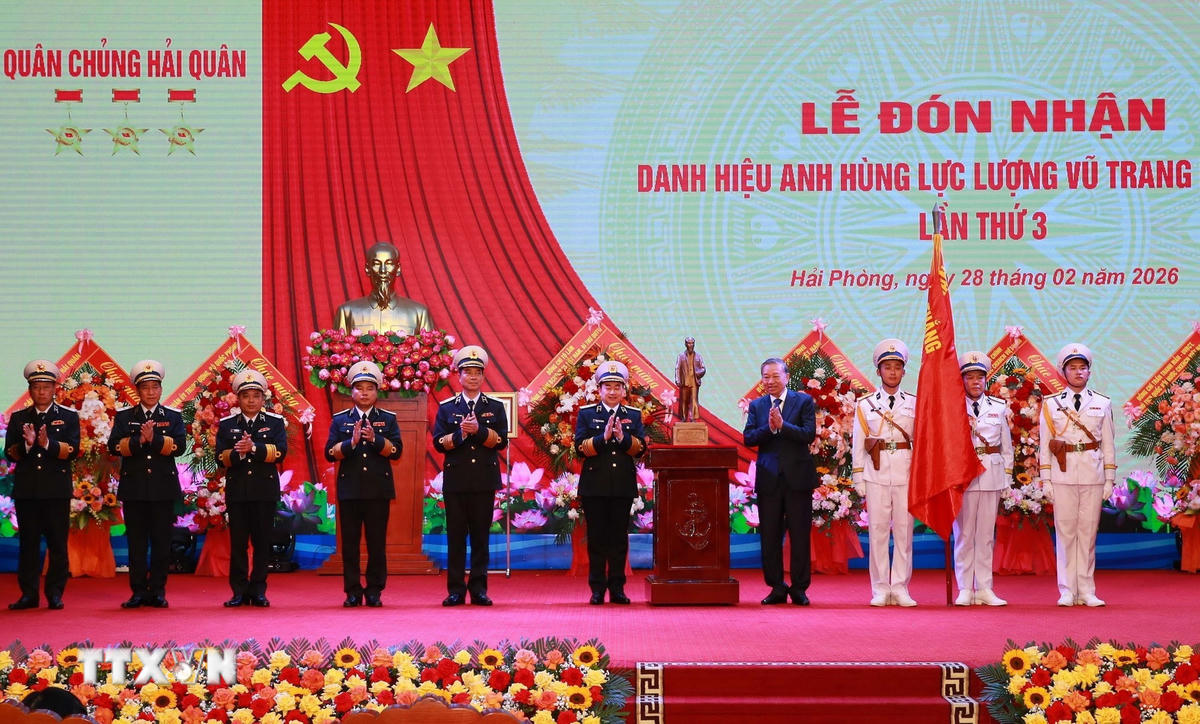 Phát biểu của Tổng Bí thư Tô Lâm tại Lễ đón nhận Danh hiệu Anh hùng Lực lượng Vũ trang Nhân dân của Quân chủng Hải quân