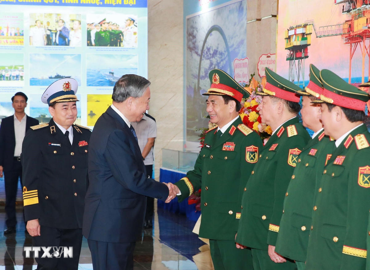 Phát biểu của Tổng Bí thư Tô Lâm tại Lễ đón nhận Danh hiệu Anh hùng Lực lượng Vũ trang Nhân dân của Quân chủng Hải quân