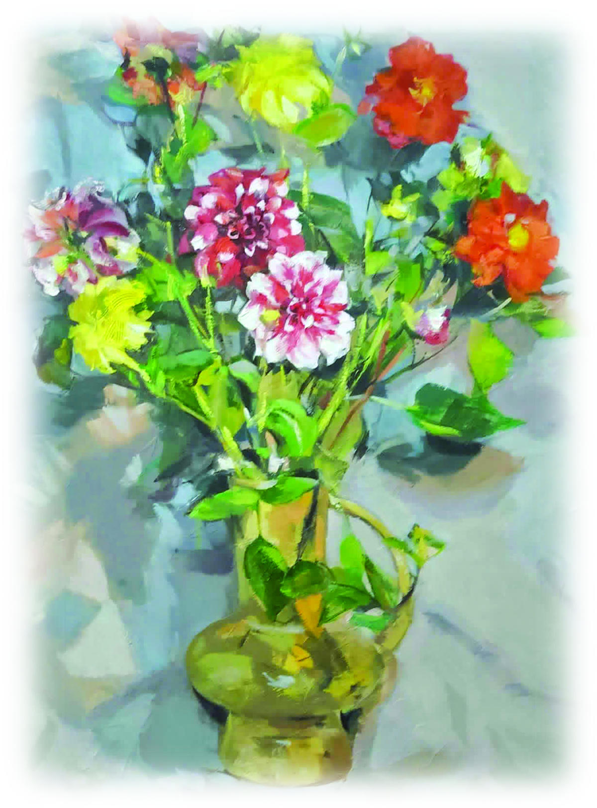 Tranh của hoạ sĩ Hải Kiên.