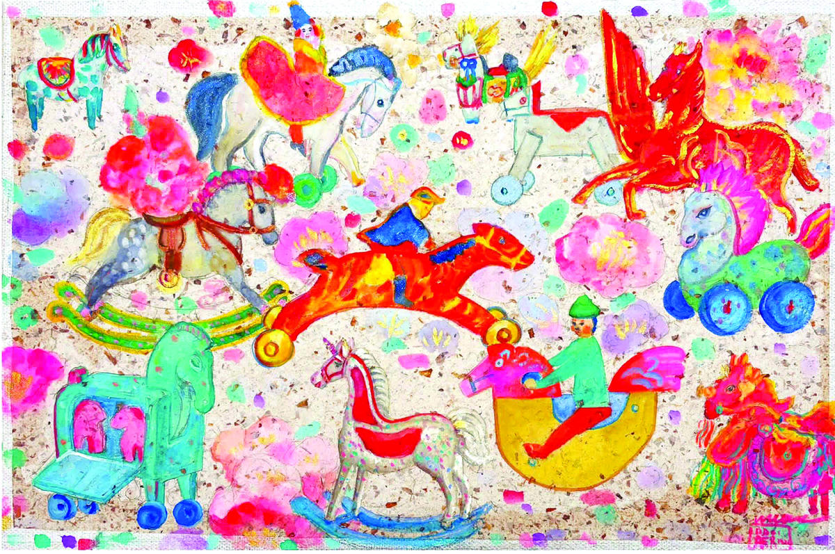 Tranh của hoạ sĩ Nguyễn Minh Quân.