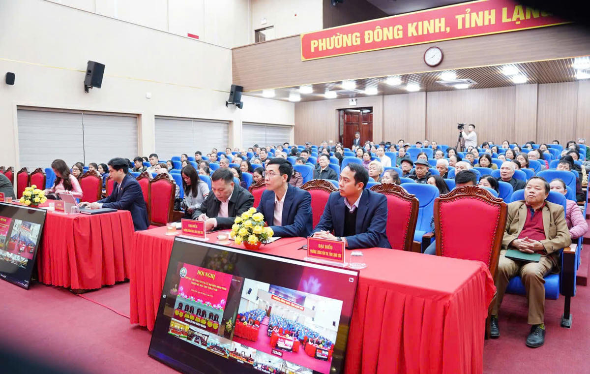 7 Điểm cầu trực tuyến tại địa bàn phường Đông Kinh và phường Lương Văn Tri