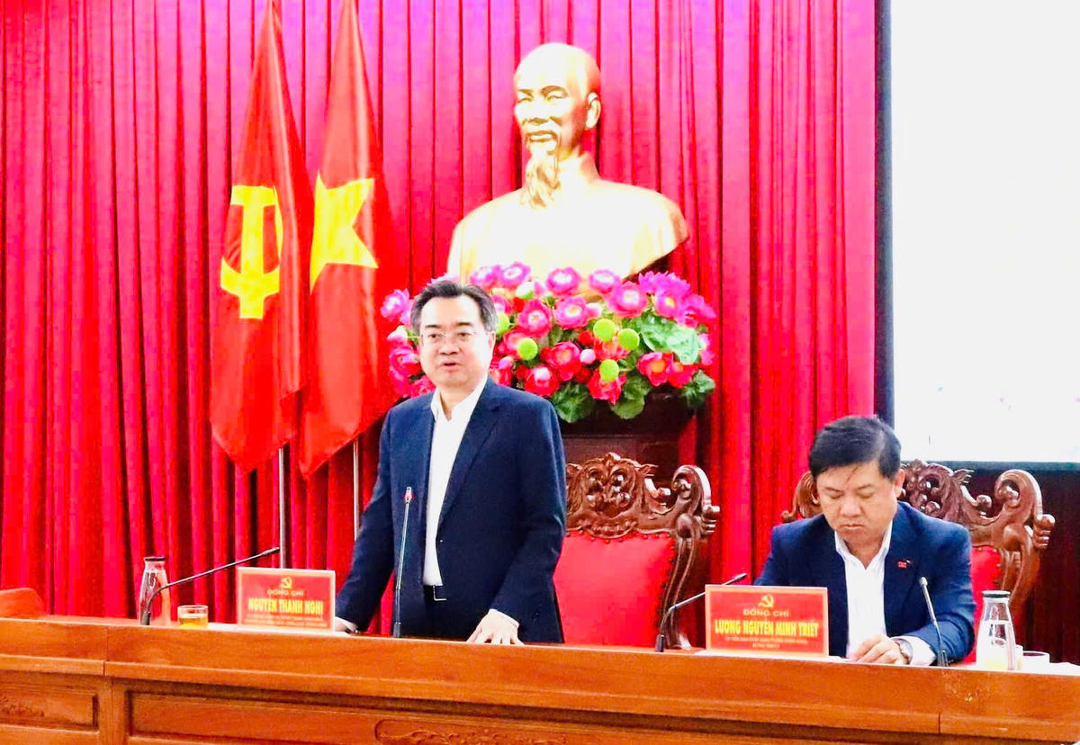 Ông Nguyễn Thanh Nghị phát biểu. Ảnh: CL.