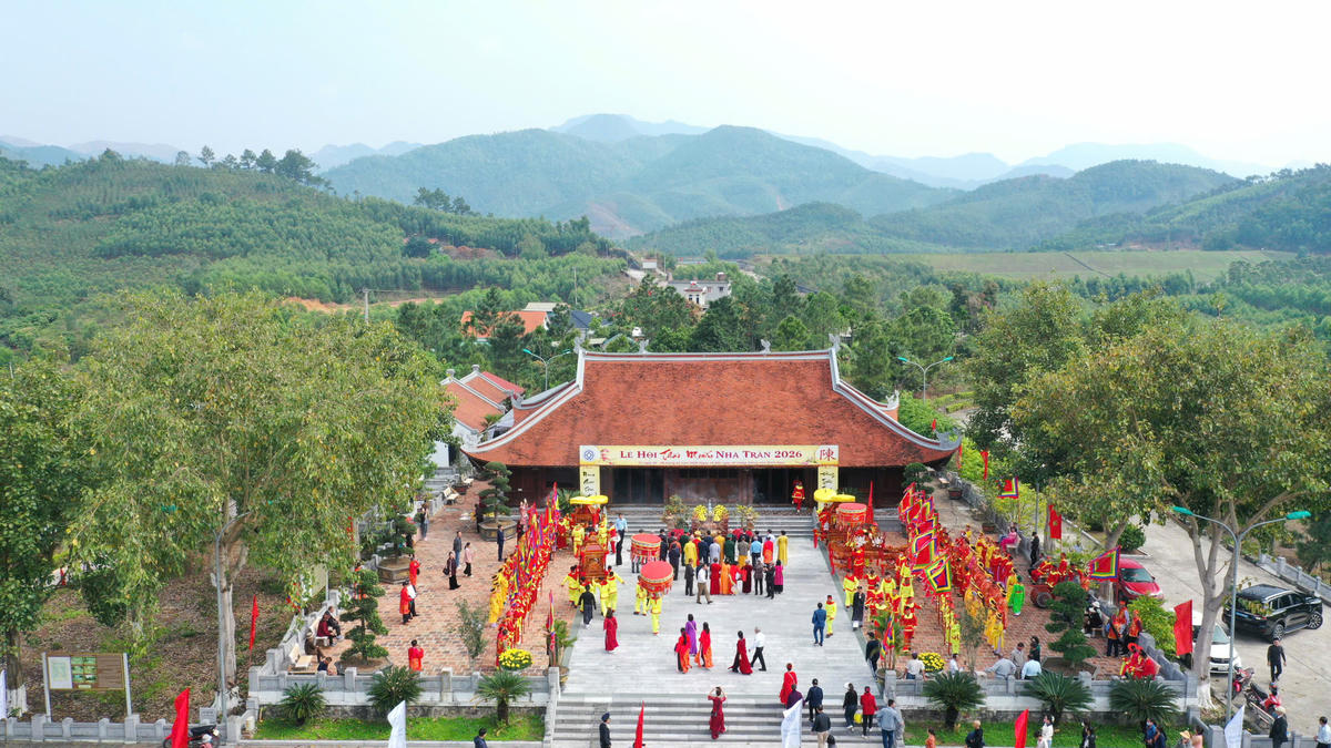 Di tích Thái miếu nhà Trần (phường An Sinh, tỉnh Quảng Ninh).