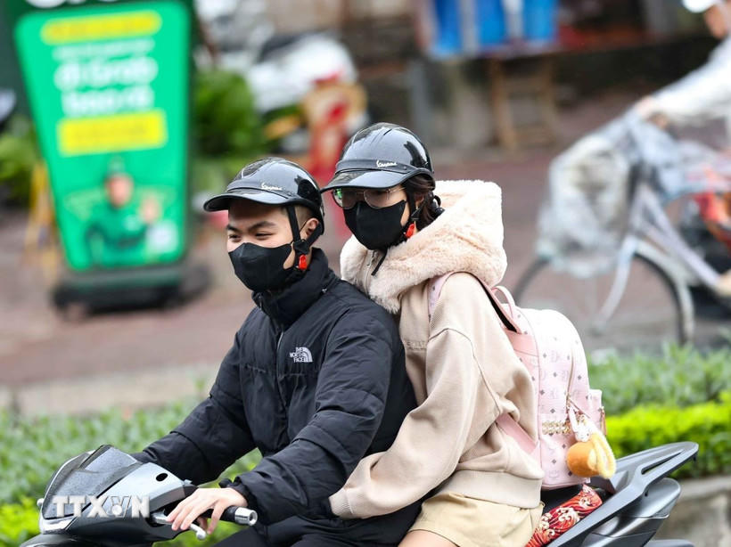 Từ chiều và đêm 9/3 không khí lạnh ảnh hưởng tới Bắc Bộ và Trung Bộ. (Ảnh: Thanh Tùng/TTXVN).