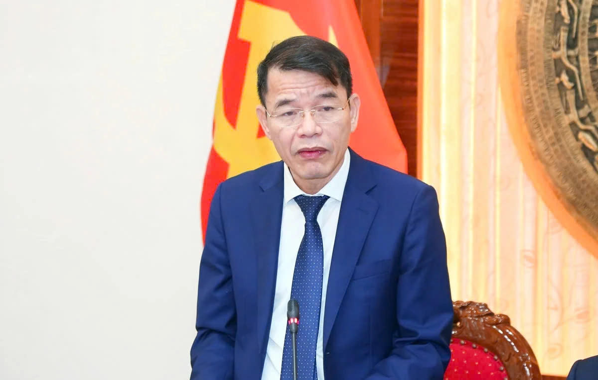 Ông Vũ Thanh Mai - Phó Trưởng Ban Tuyên giáo và Dân vận Trung ương phát biểu kết luận hội nghị. Ảnh: Quốc Hương.