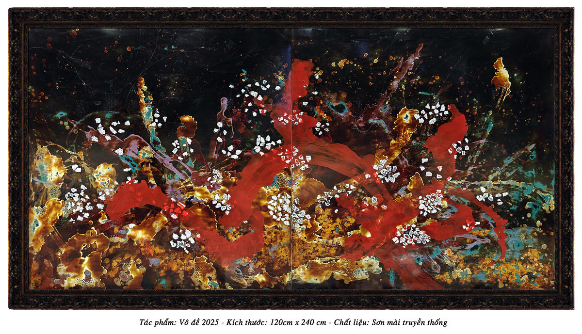 Tác phẩm của họa sĩ Lê Hữu Hiếu sẽ có mặt tại Biennale 2026.