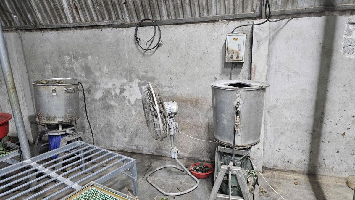 Dây chuyền sản xuất của Công ty Hoàng Minh Đường. Ảnh: CATH