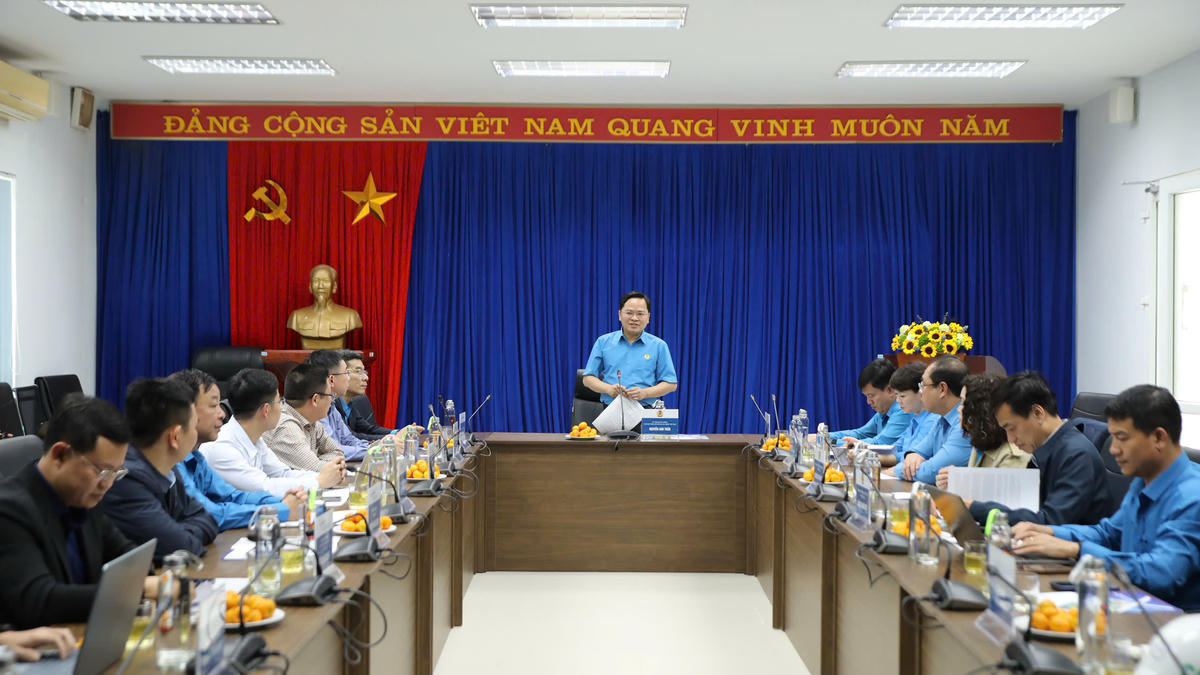 Quang cảnh buổi làm việc. Ảnh: PV