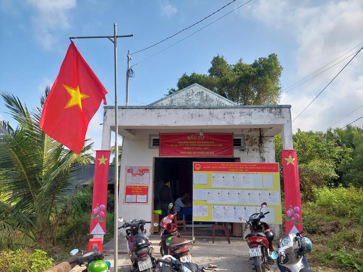 Tỉnh Cà Mau đã xác định 1.604 khu vực bỏ phiếu phục vụ bầu cử đại biểu Quốc hội khóa XVI và đại biểu Hội đồng nhân dân các cấp nhiệm kỳ 2026 – 2031 trên địa bàn 64/64 xã, phường trong toàn tỉnh. Ảnh: Nguyên Du