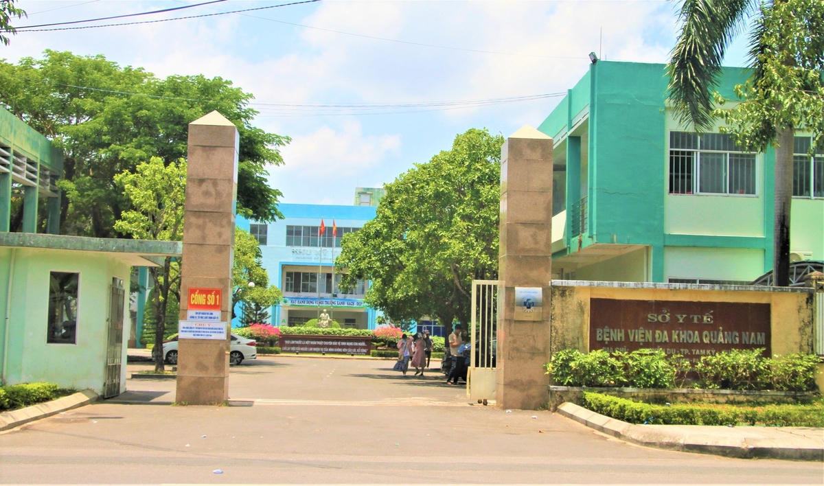 Một góc Bệnh viên Đa khoa Quảng Nam. Ảnh: CV.