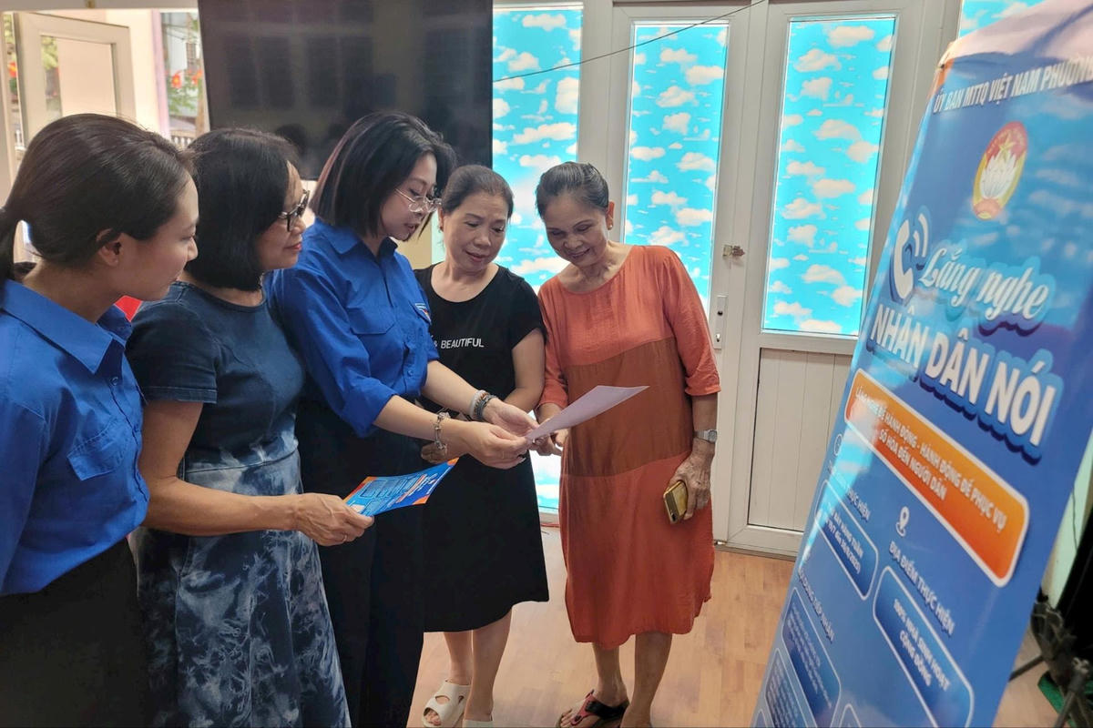 Hiệu quả từ những mô hình “Lắng nghe nhân dân nói” 