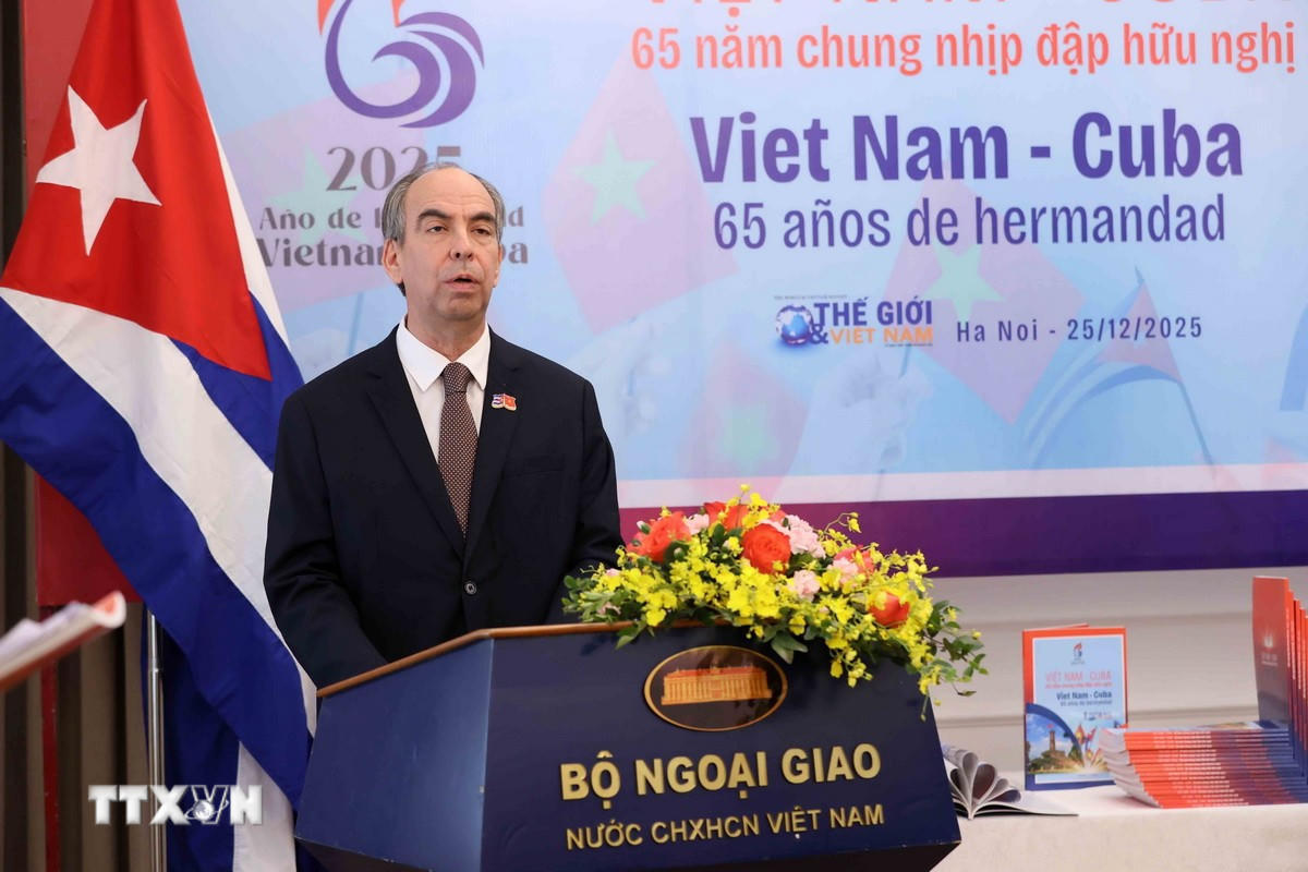 Đại sứ nước Cộng hòa Cuba tại Việt Nam Rogelio Polanco Fuentes. (Ảnh: An Đăng/TTXVN)