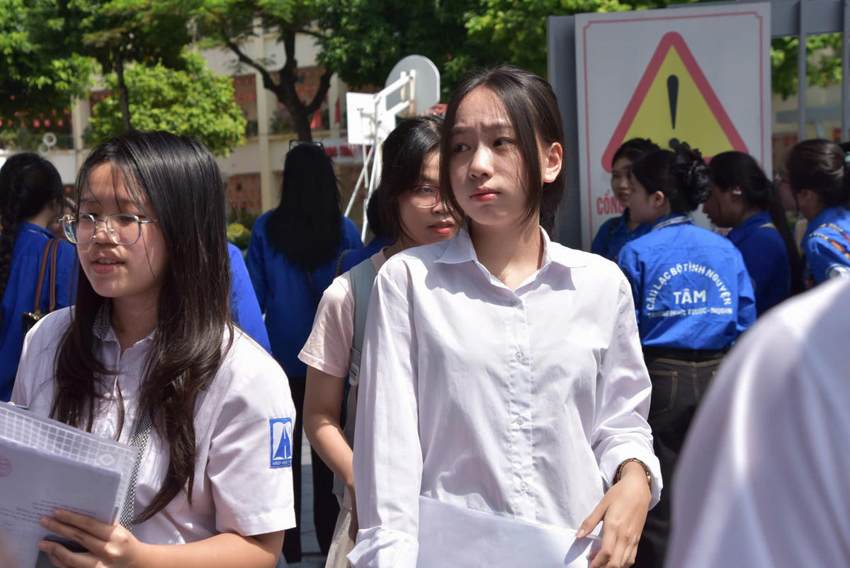 Thí sinh dự thi tốt nghiệp THPT năm 2025. Ảnh: Hoàng Chiến