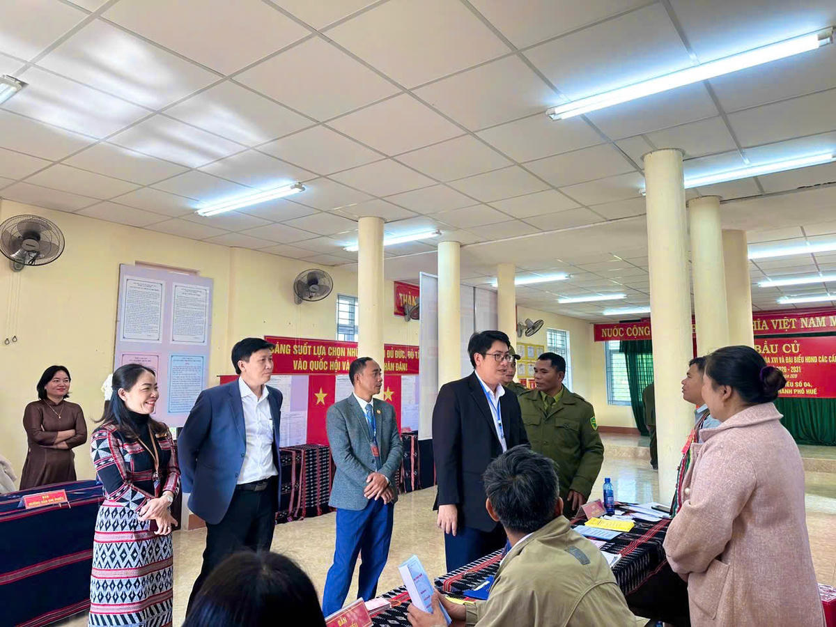 Không có đơn vị bầu cử nào ở thành phố Huế phải tổ chức bầu lại hoặc bầu thêm. Ảnh: N.Q.