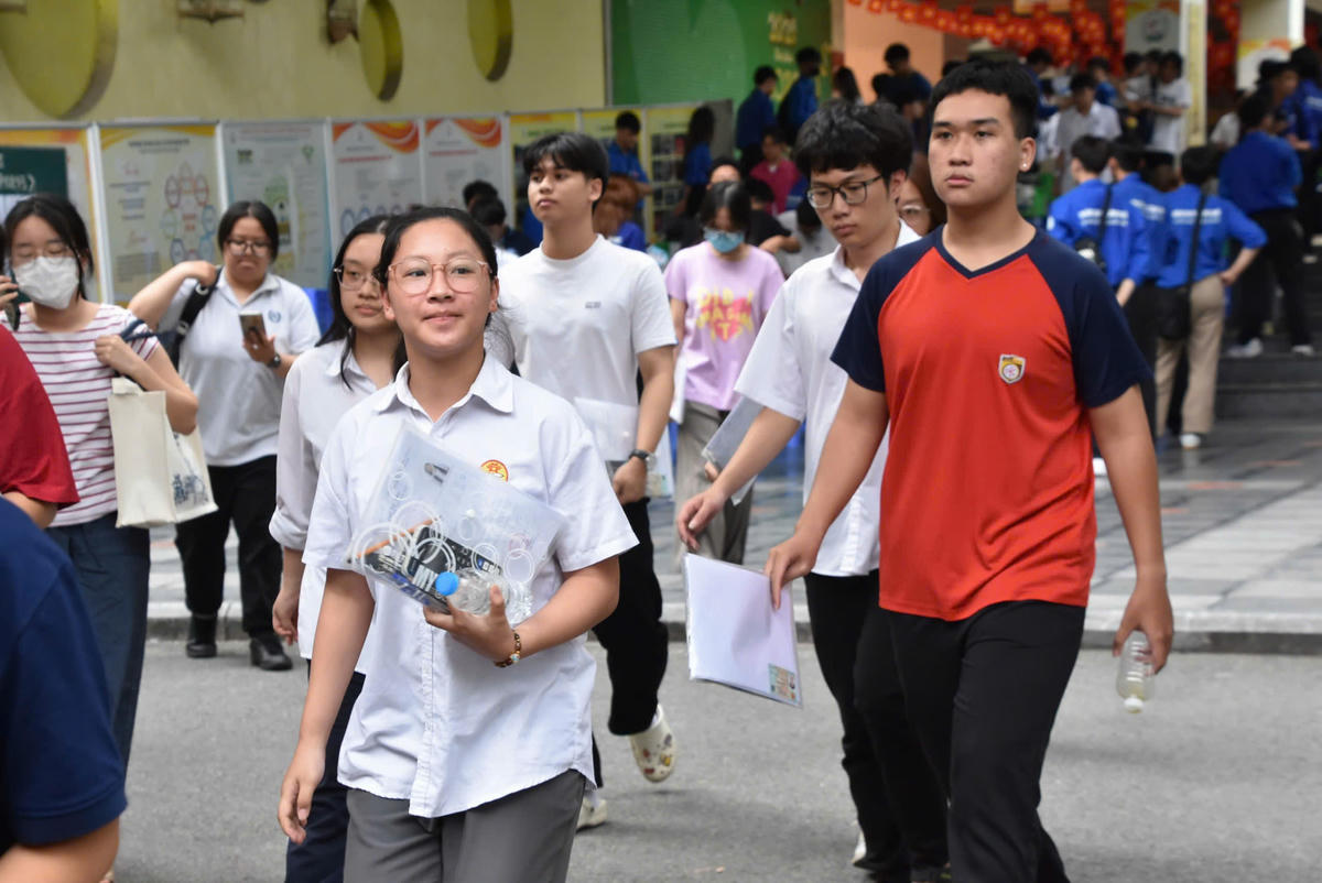 Thí sinh dự thi tốt nghiệp THPT năm 2025. Ảnh: Hoàng Chiến