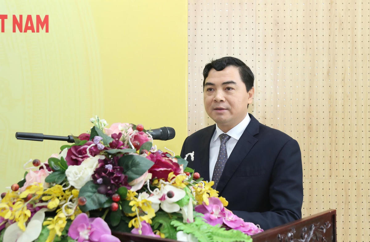 Chủ tịch UBND tỉnh Nguyễn Hoài Anh kỳ vọng, IOC Thanh Hóa sẽ phản ánh trực quan, toàn diện tình hình phát triển. Ảnh: Phong Sắc