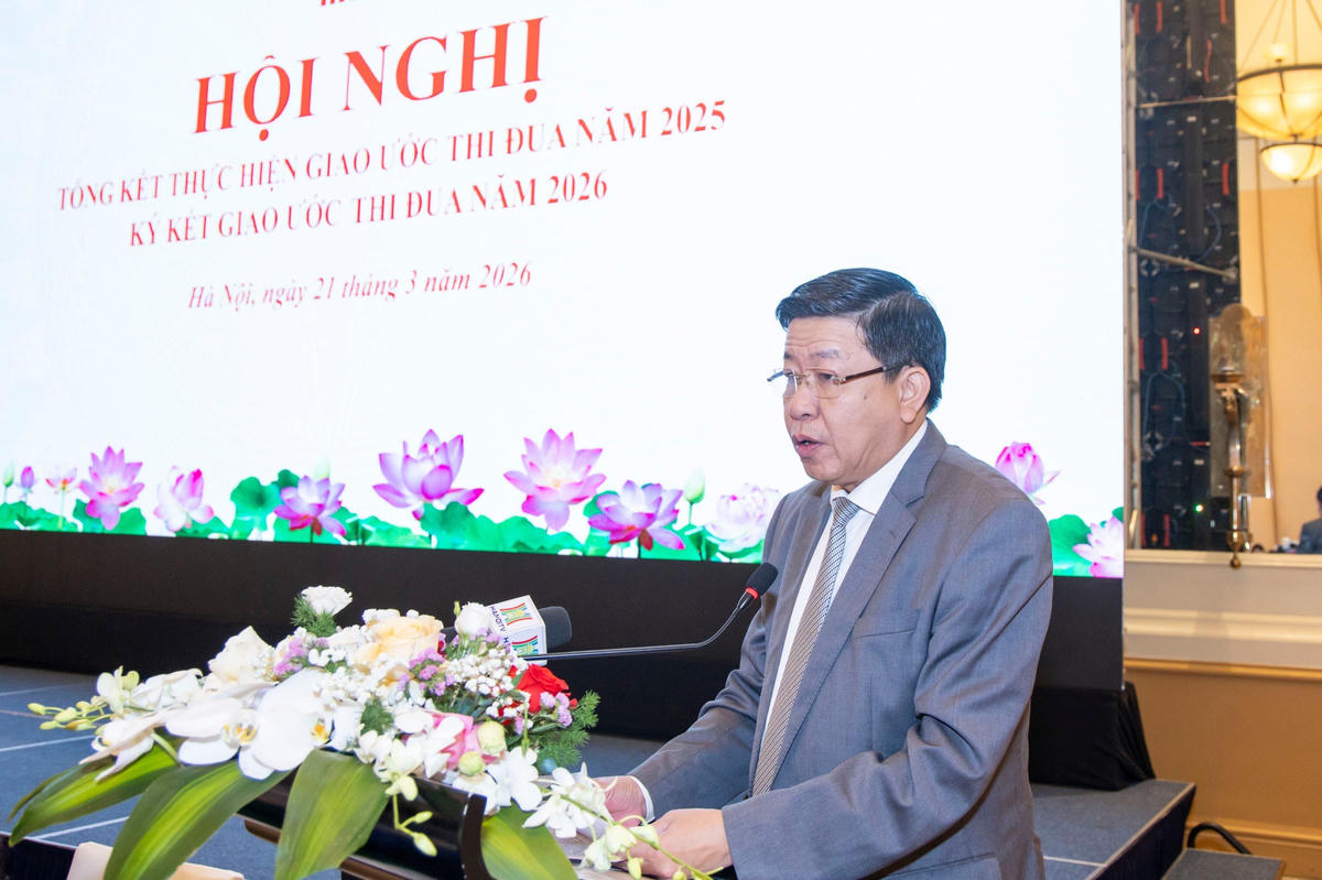 Ông Dương Đức Tuấn – Phó Chủ tịch thường trực UBND TP. Hà Nội phát biểu tại Hội nghị. Ảnh: Quang Vinh