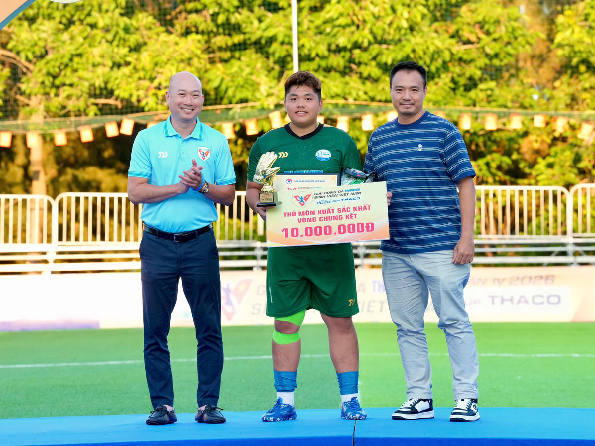 Trường Đại học Thủy lợi vô địch bóng đá Sinh viên năm 2026 tại Khánh Hoà