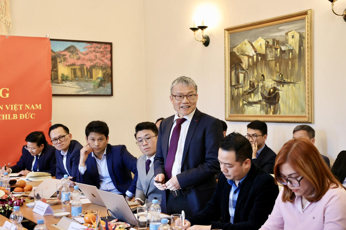 GS. Nguyễn Xuân Thính, Chủ tịch VGI Network nhiệm kỳ 2024-2027 phát biểu - Ảnh: VGP/Minh Ngọc.