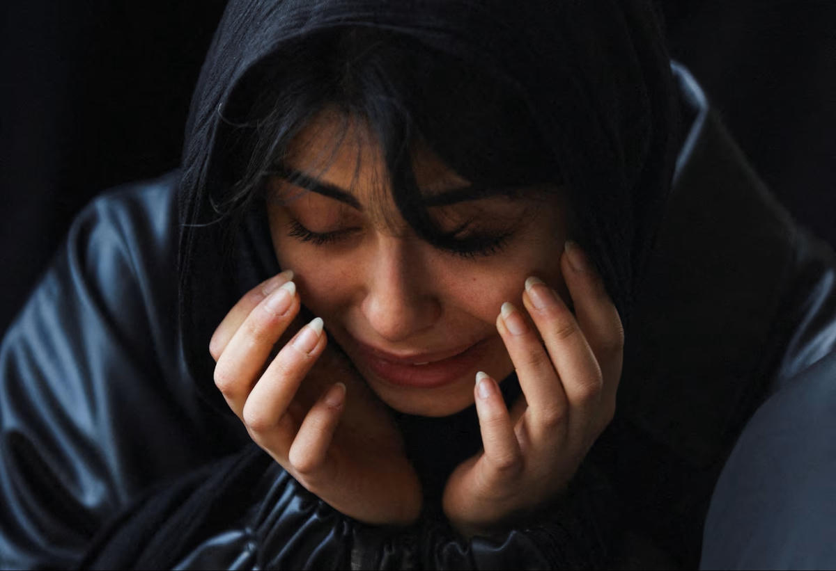 Nỗi đau mất mát của người phụ nữ Iran.