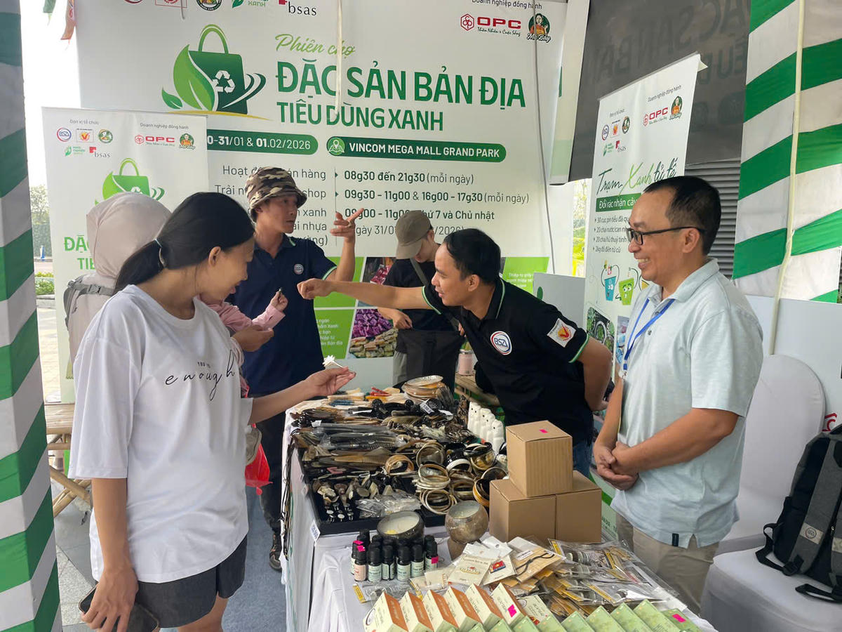 Sản phẩm bản địa cũng hướng đến tiêu chuẩn xanh. Ảnh: T.Q