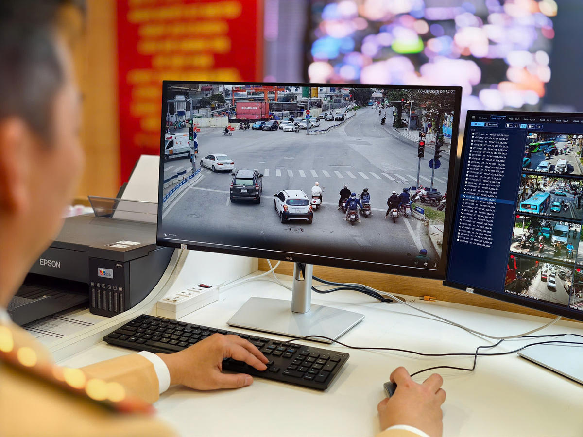 Hệ thống camera AI&nbsp;được khai thác để phát hiện cả các hành vi lấn chiếm lòng đường, vỉa hè...