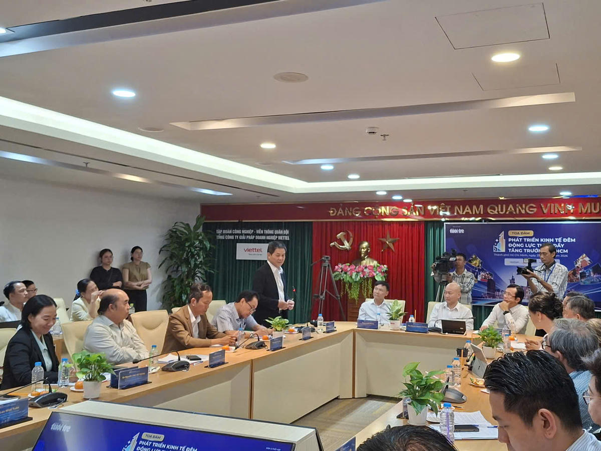 Quang cảnh tọa đàm về phát triển kinh tế đêm. Ảnh: S.X