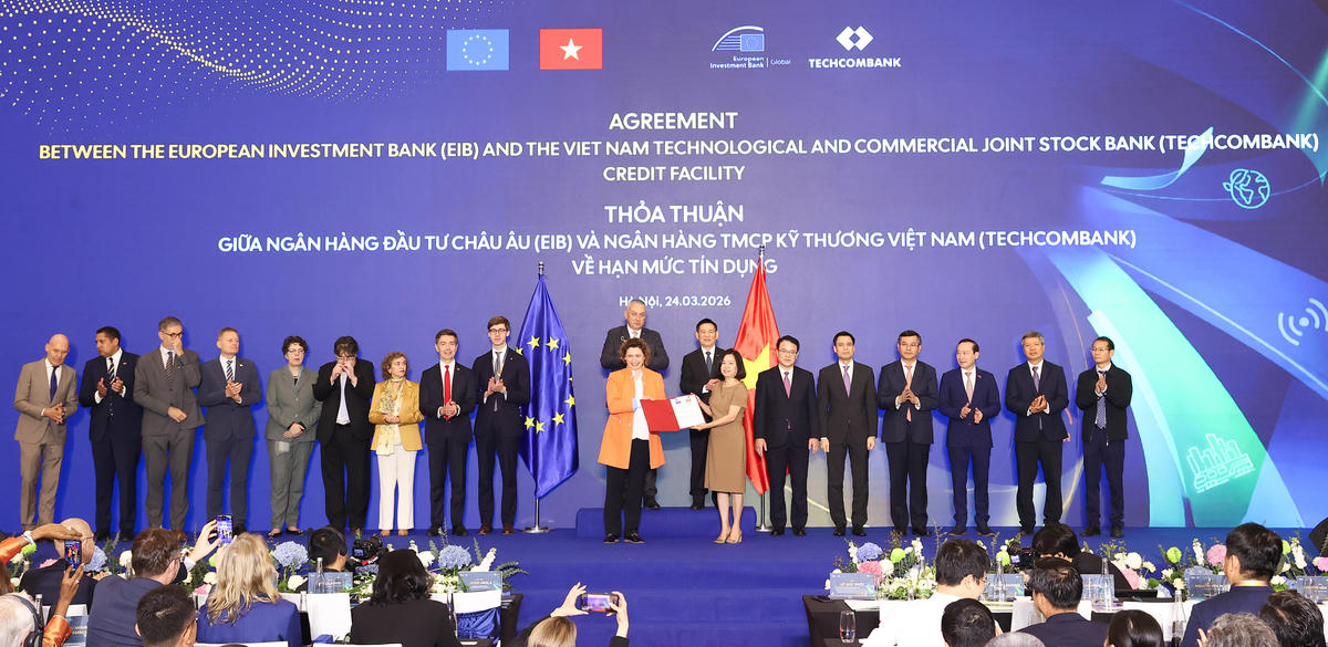 Techcombank và Ngân Hàng đầu tư Châu Âu (Eib) Công bố khoản vay trị giá 200 triệu euro thúc đẩy tín dụng xanh tại Việt Nam
