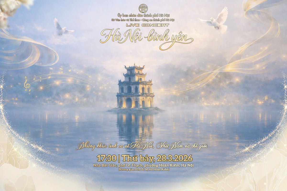 Live Concert “Hà Nội bình yên” lan tỏa hình ảnh Hà Nội văn hiến, sáng tạo và giàu bản sắc trong dòng chảy hội nhập.


