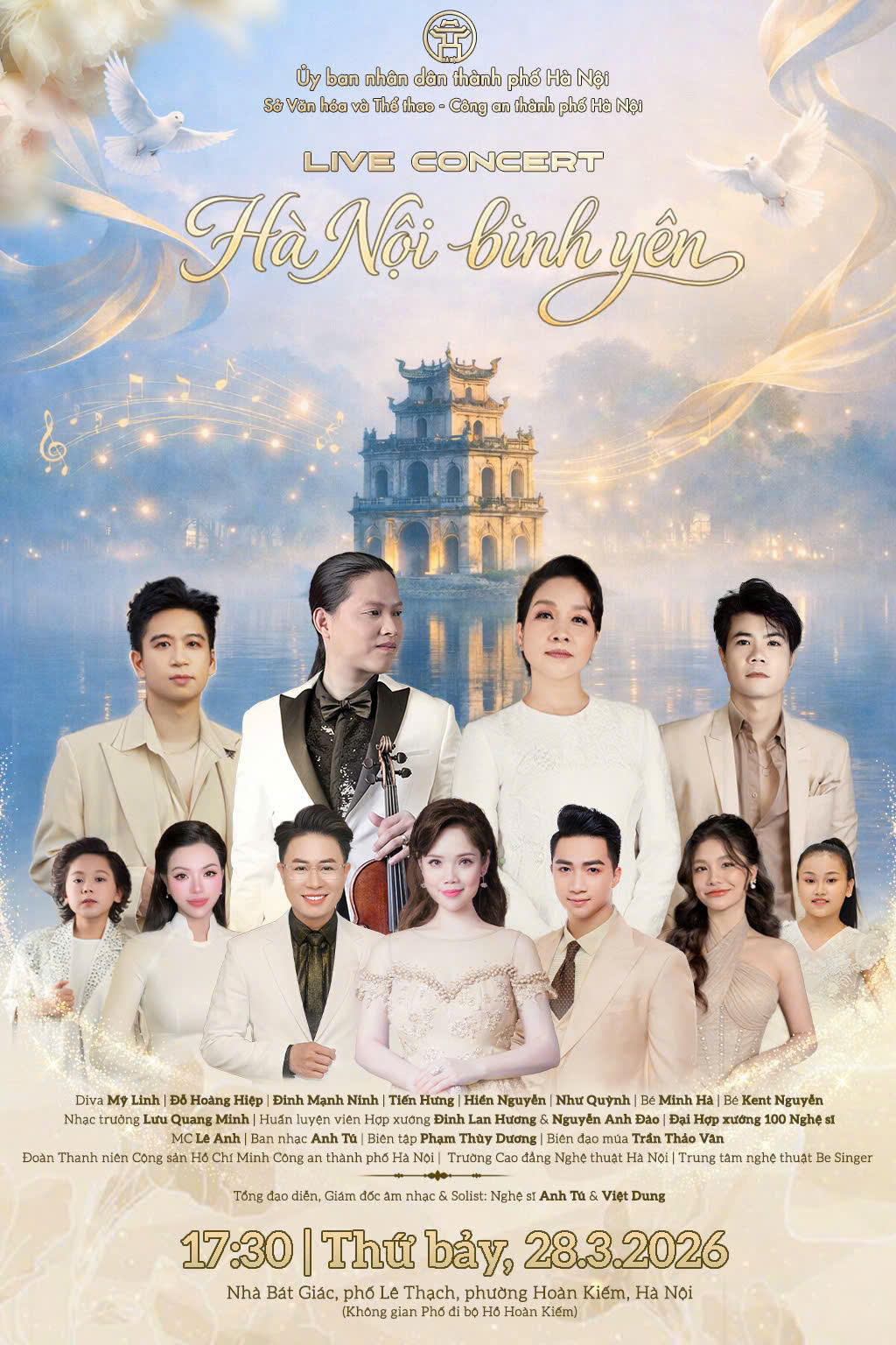 Chương trình quy tụ nhiều nghệ sĩ tên tuổi, mang đến một bức tranh âm nhạc đa sắc màu.