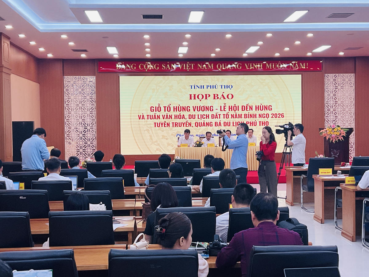 Quang cảnh cuộc họp báo. Ảnh: TD.