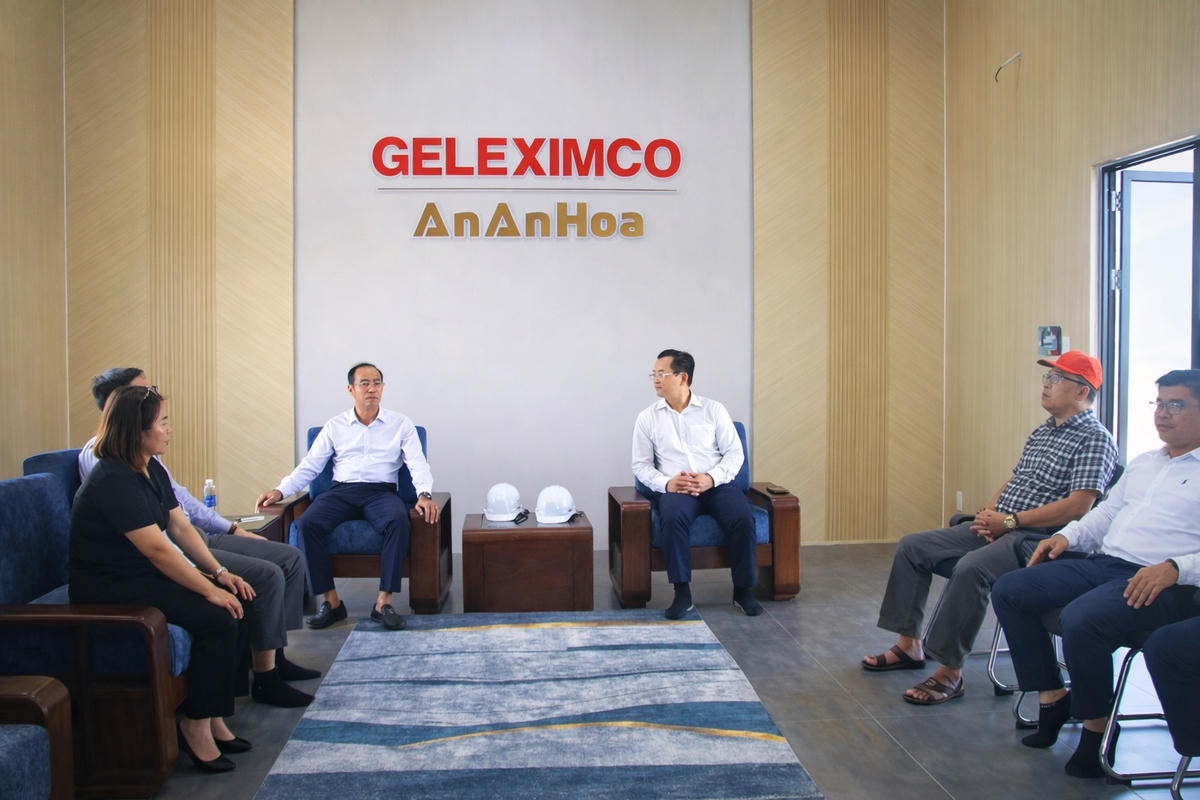 Quang cảnh buổi kiểm tra tại Dự án KCN Tam Anh- An An Hòa. Ảnh: Chí Đại.