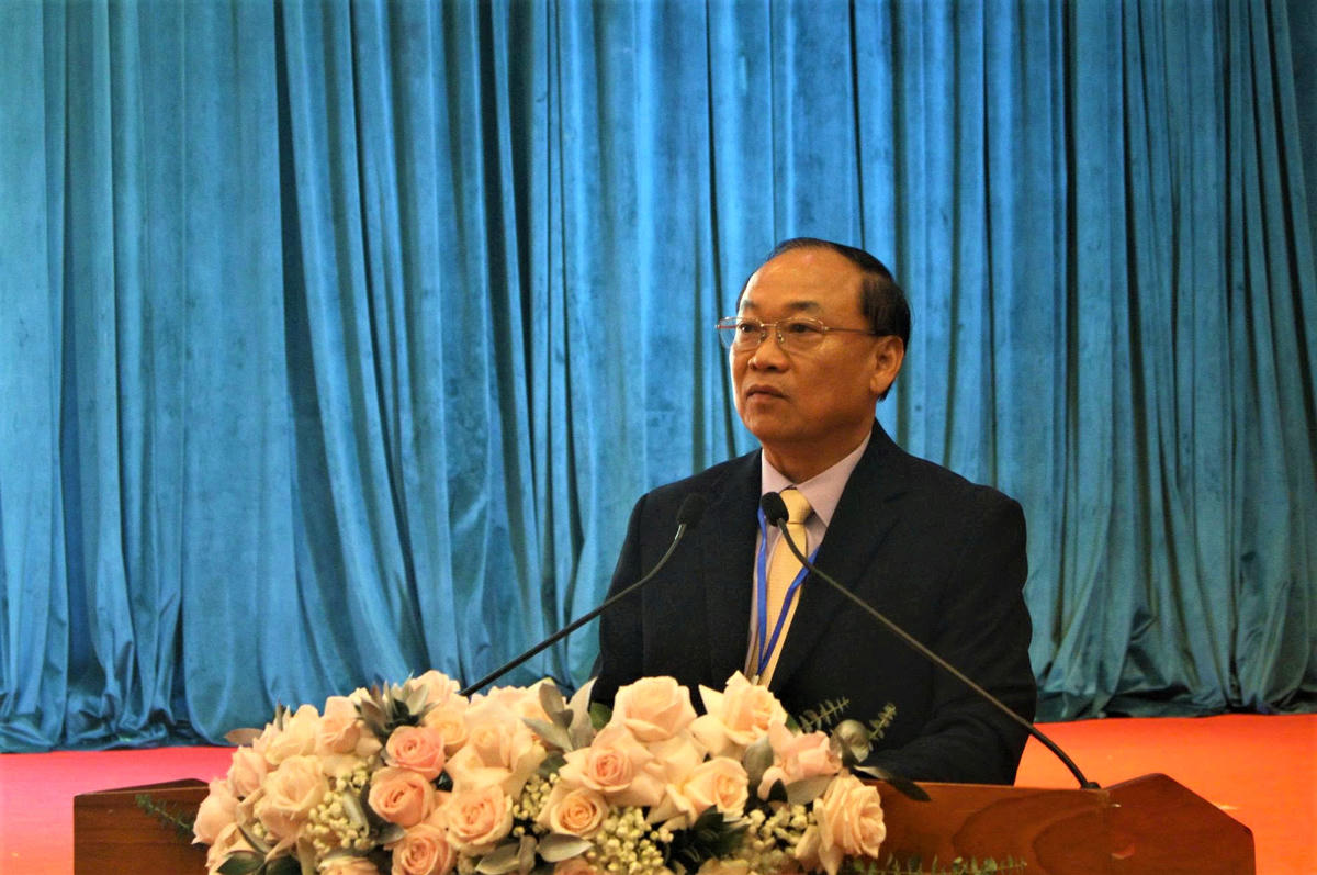 Bí thư Tỉnh ủy Gia Lai Thái Đại Ngọc phát biểu tại lễ ký kết. Ảnh: CV.