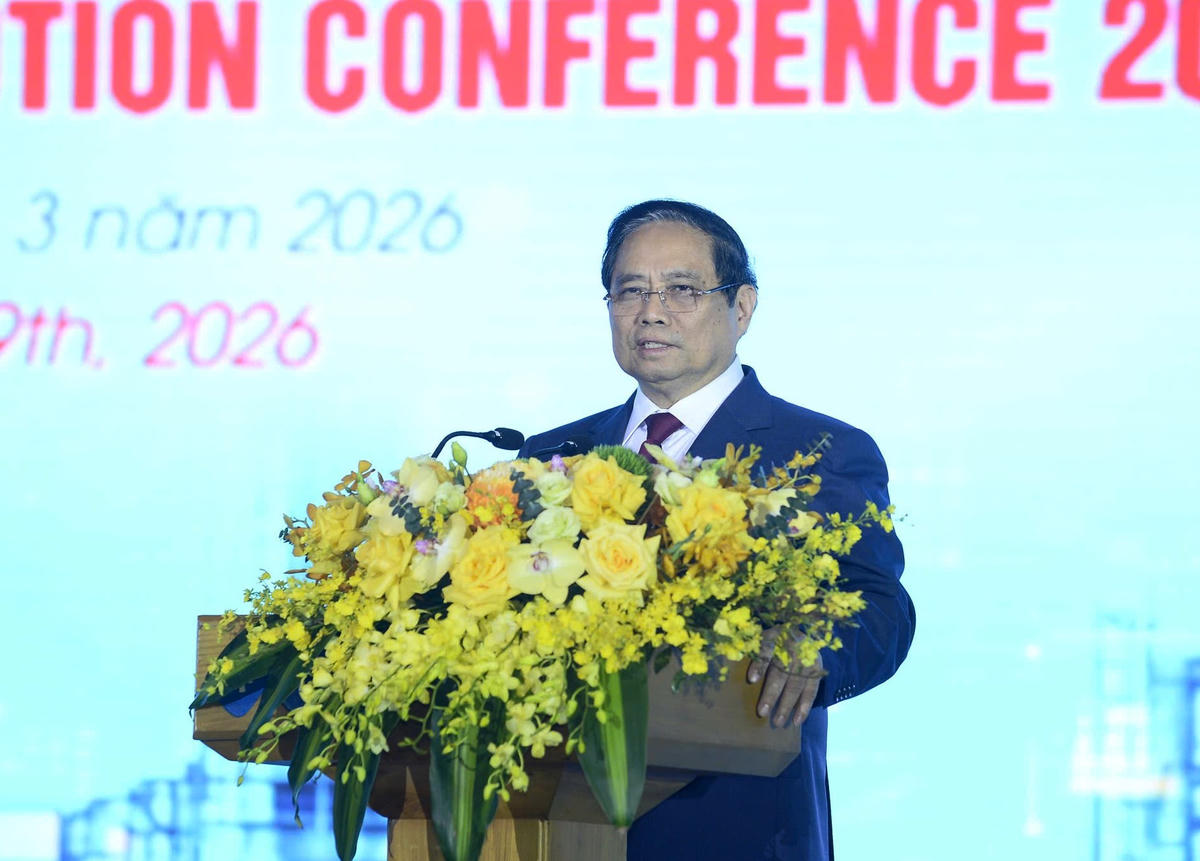 Thủ tướng Chính phủ Phạm Minh Chính phát biểu chỉ đạo tại hội nghị.