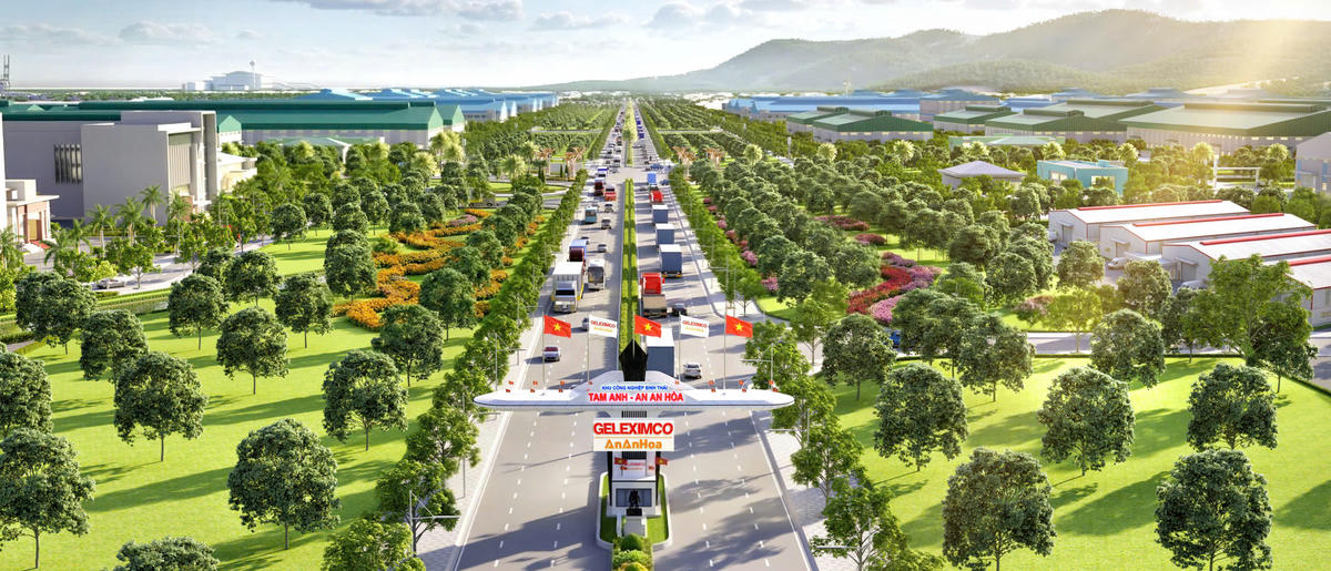 Một góc phối cảnh&nbsp;Dự án KCN Tam Anh- An An Hòa. Ảnh: CV.