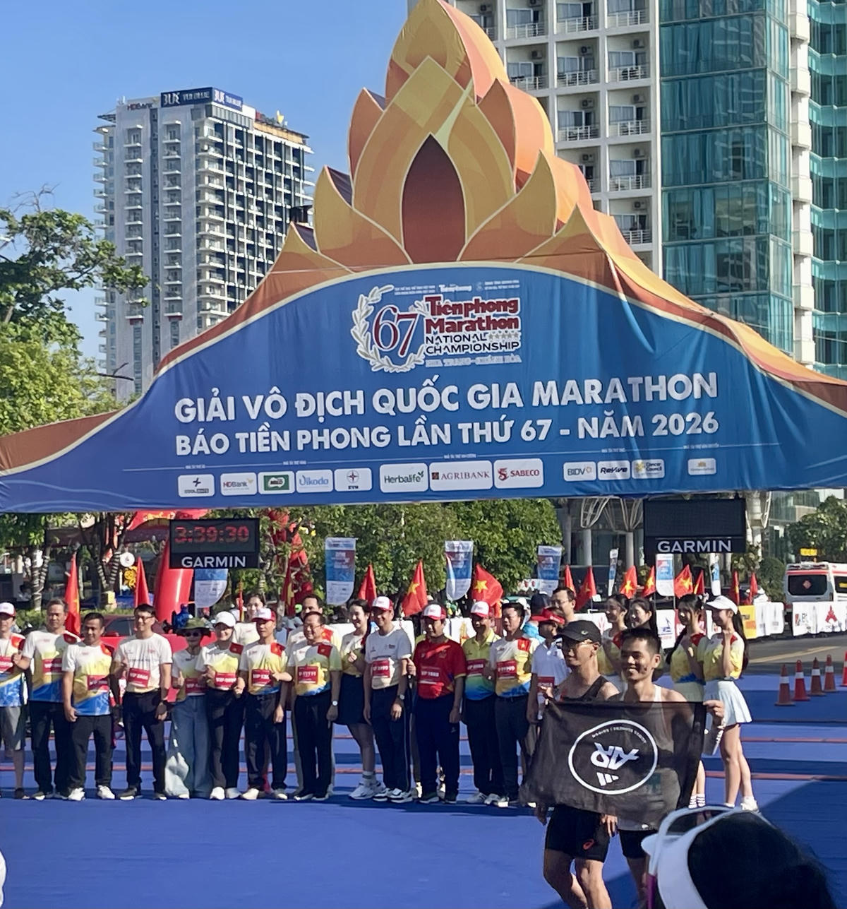 Giải vô địch Quốc gia Marathon Báo Tiền Phong lần thứ 67 năm 2026 tại Khánh Hòa (ảnh Thùy Trang)