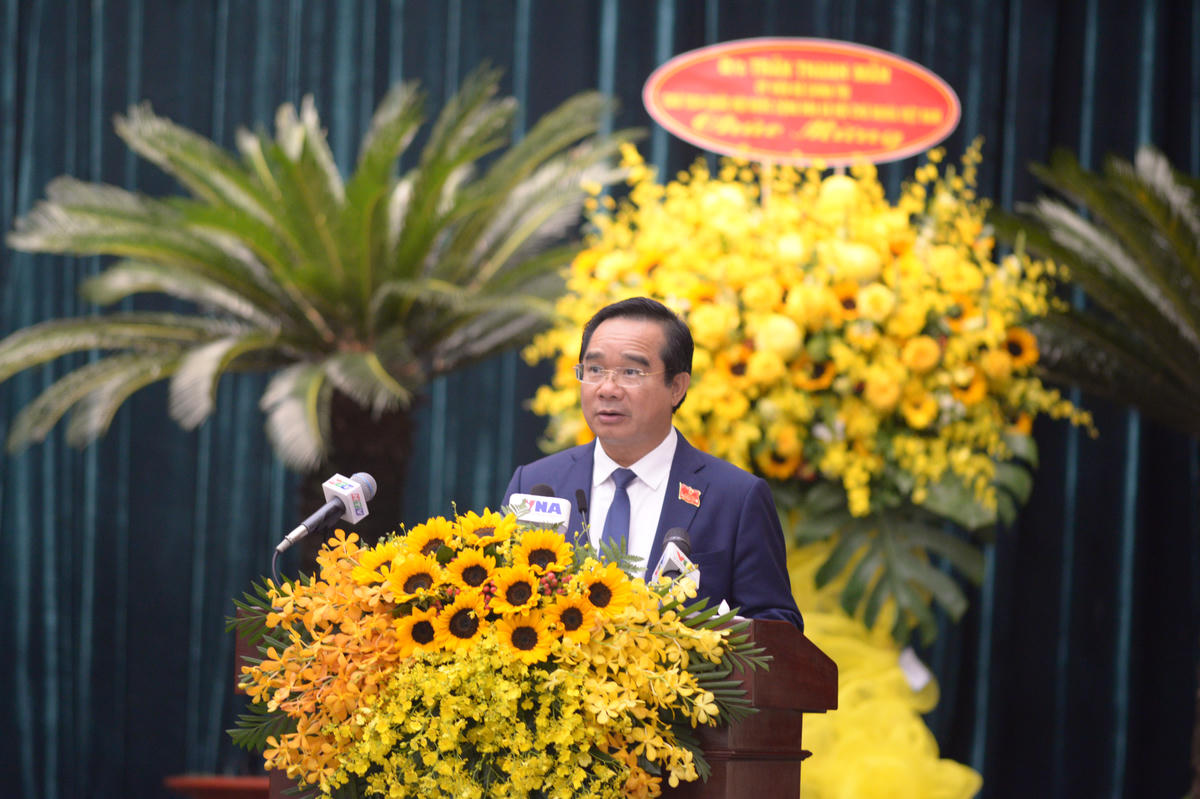 Ông Nguyễn Văn Được tiếp tục được bầu làm Chủ tịch UBND TP Hồ Chí Minh. Ảnh: H.Đ.
