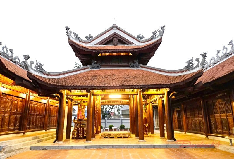 Diện mạo khang trang, toát lên không khí trang nghiêm nơi thời tự&nbsp;Nam Việt Đế Lý Bí.