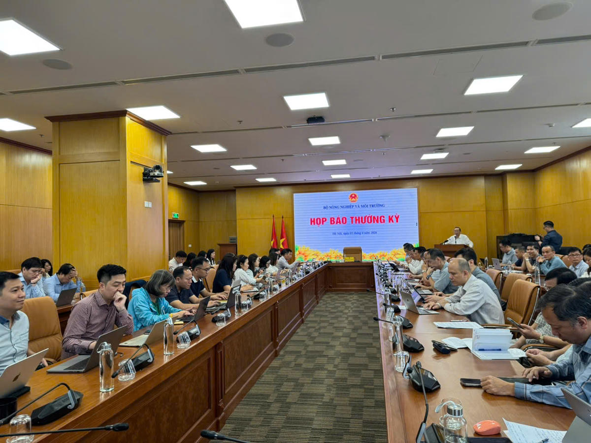 Toàn cảnh họp báo. Ảnh: L.H