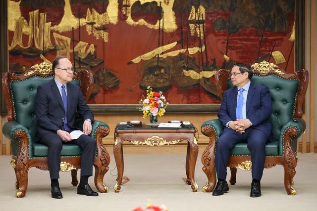 Thủ tướng mong muốn cùng phía Nga tiếp tục cụ thể hóa các thỏa thuận cấp cao, nâng tầm hợp tác song phương. Ảnh: Nhật Bắc