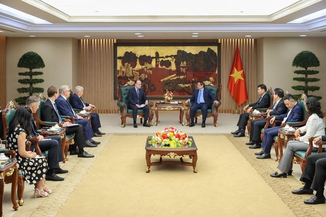 Quang cảnh buổi tiếp. Ảnh: Nhật Bắc