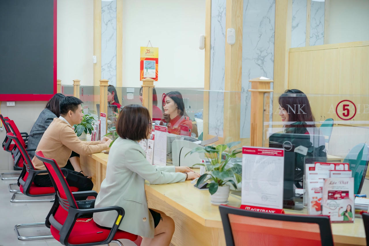 Quầy giao dịch Agribank