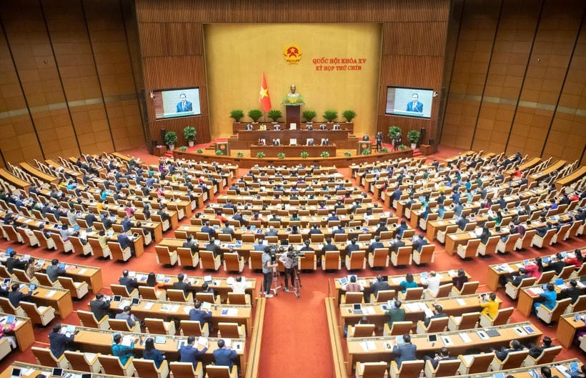 Kỳ họp lần thứ 9, Quốc hội khóa XV. (Nguồn: TTXVN)