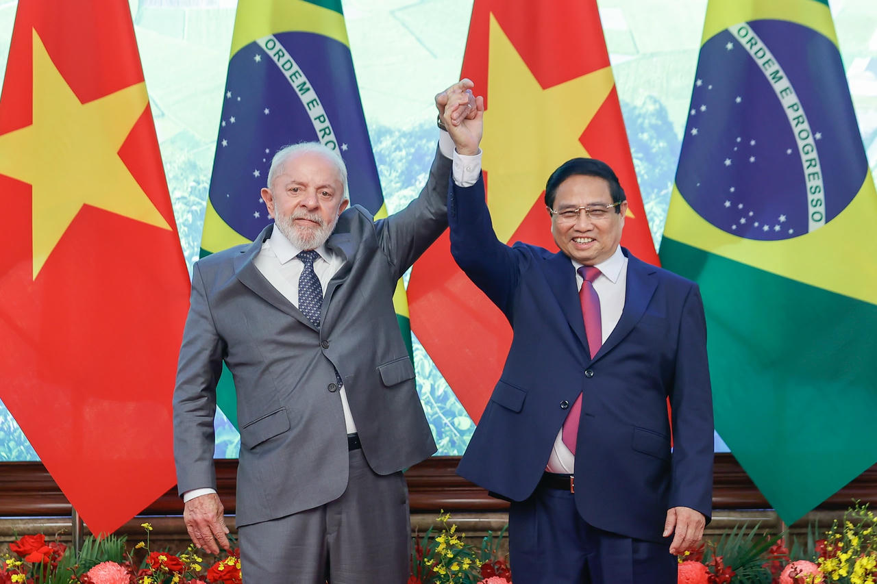 Thủ tướng Phạm Minh Chính hội kiến Tổng thống Brazil: Quyết tâm đưa thương mại song phương lên 15 tỷ USD vào năm 2030- Ảnh 4.