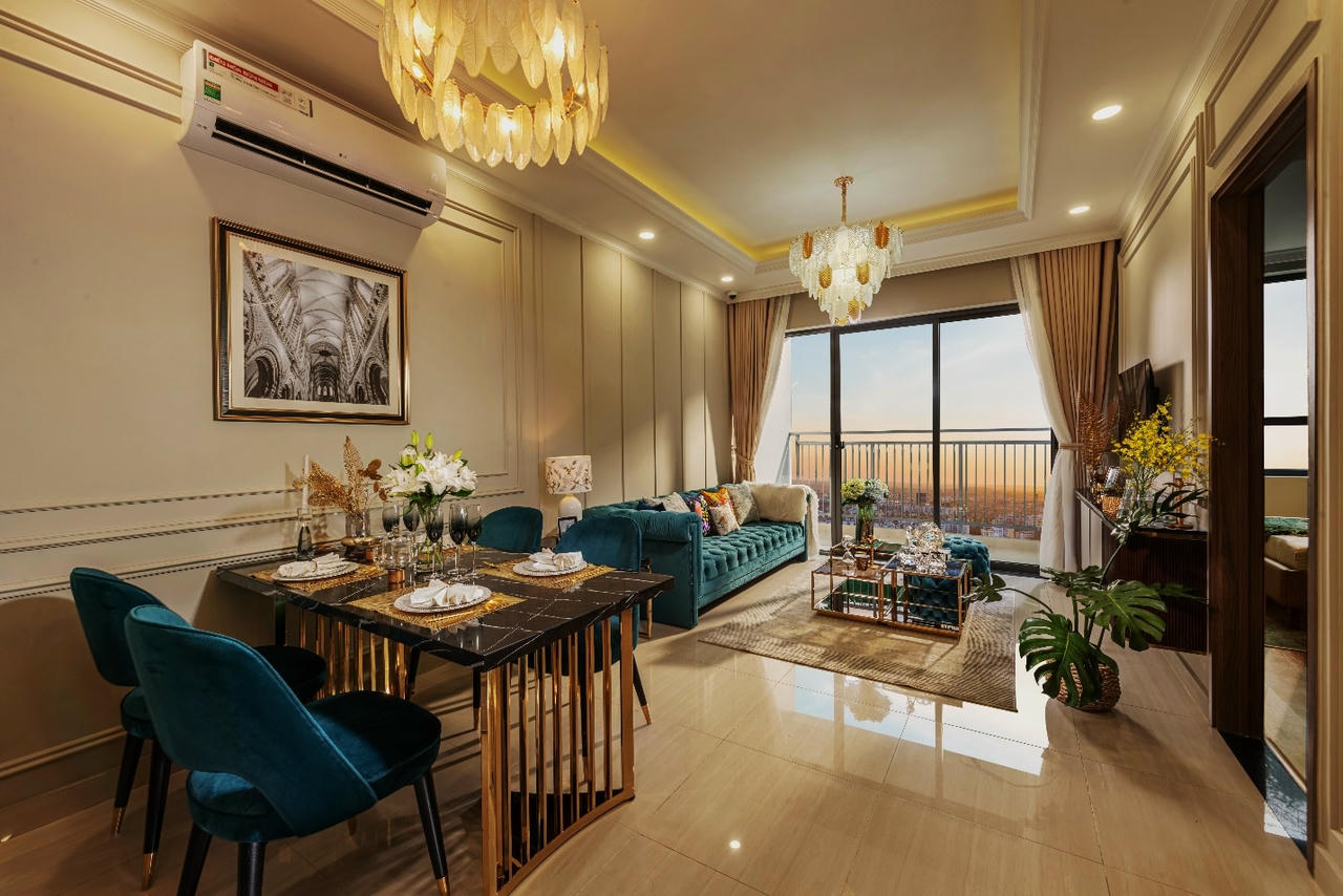 Căn hộ ngập tràn ánh sáng tại Hanoi Melody Residences.