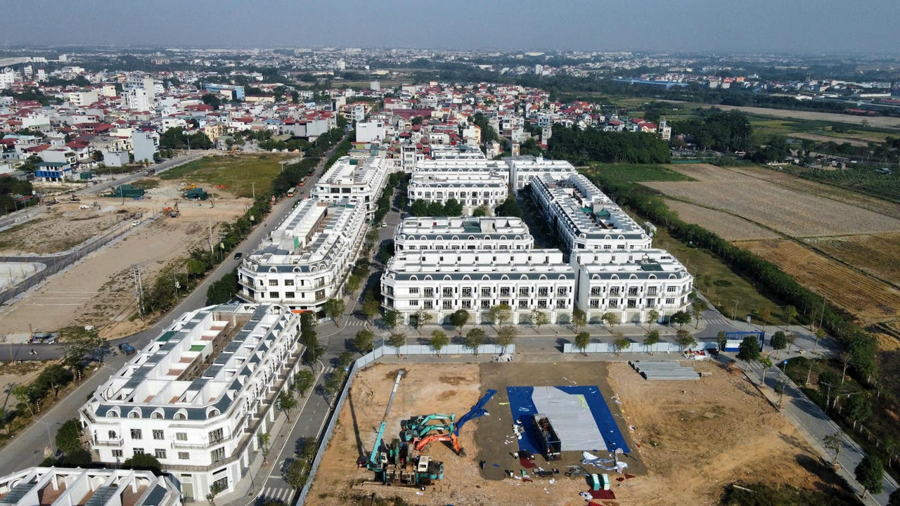 Dự án khu nhà ở xã hội xã Uy Nỗ, huyện Đông Anh, TP Hà Nội vừa được khởi công.