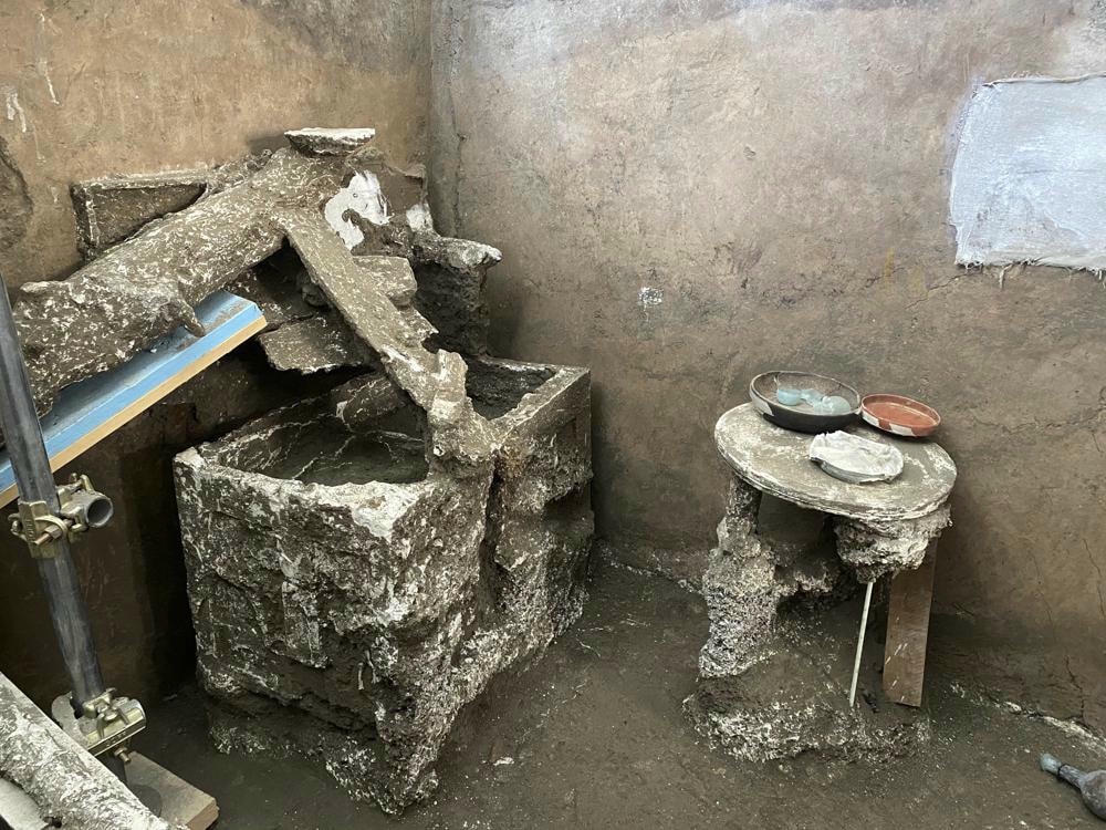 Những khám phá mới nhất ở thành phố cổ đại Pompeii. Ảnh: AP.