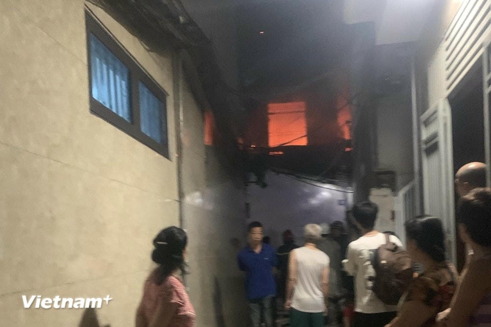 Trong đợt 2, Kỳ họp thứ 7, Quốc hội sẽ thảo luận về dự án Luật Phòng cháy, chữa cháy và cứu nạn, cứu hộ. (Ảnh minh họa. Nguồn: Vietnam+) vnp_ chay trai ca.jpg