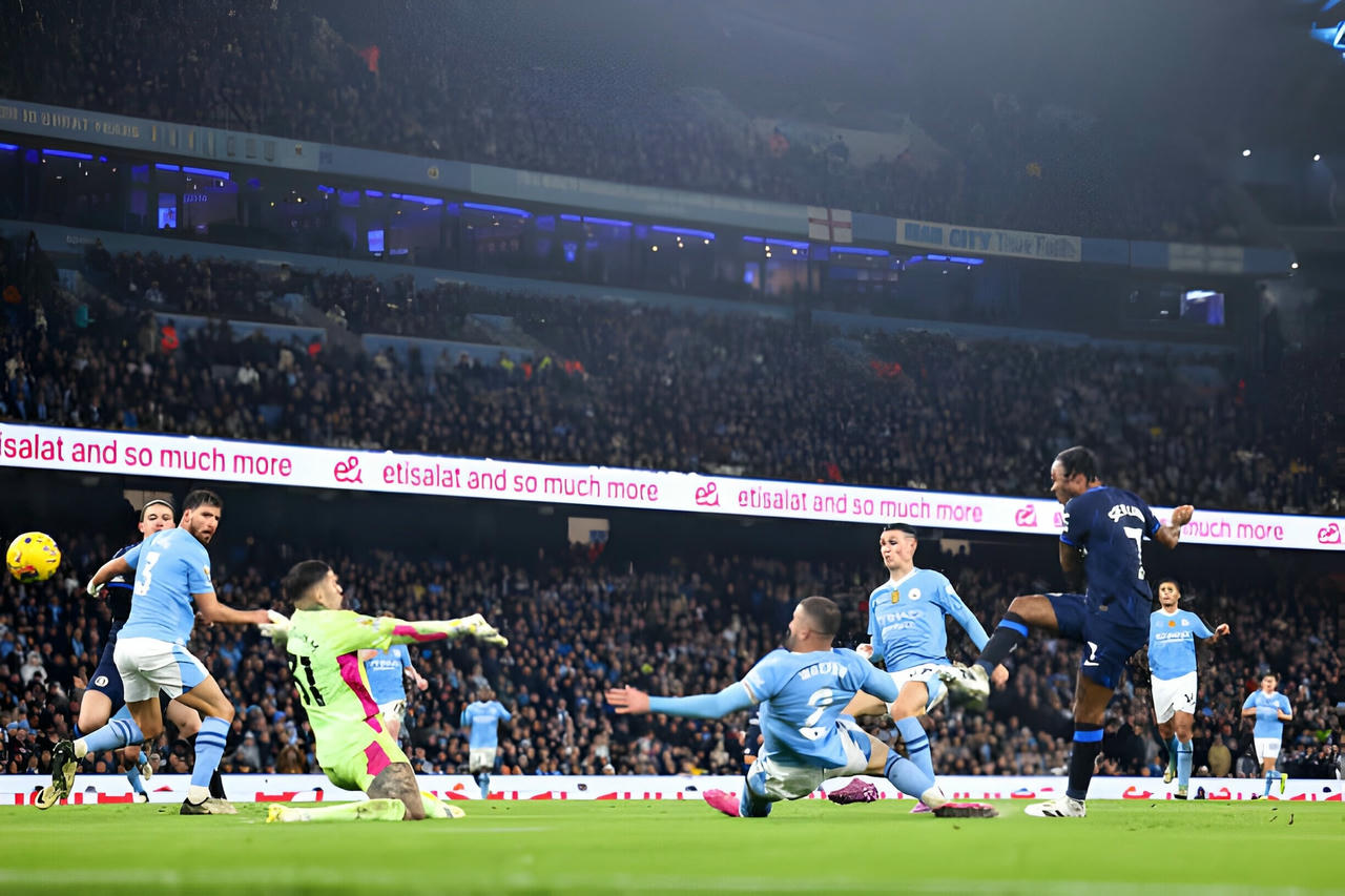 Man City chật vật thoát thua trước Chelsea - 2 Man City chật vật thoát thua trước Chelsea - 2